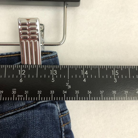 Levi's Women's Size 27 x 32 High Rise Ombre Blue Stretch Skinny Jeans Denim - Picture 6 of 15